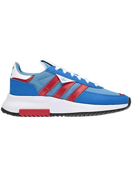 Zapatillas adidas f2 j azul rojo de niño.