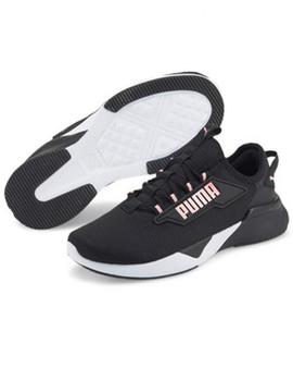 Zapatillas puma retaliate 2 jr negro rosa de niño.