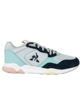 Zapatillas le coq sportif lcs r500 w pop gris azul de mujer.