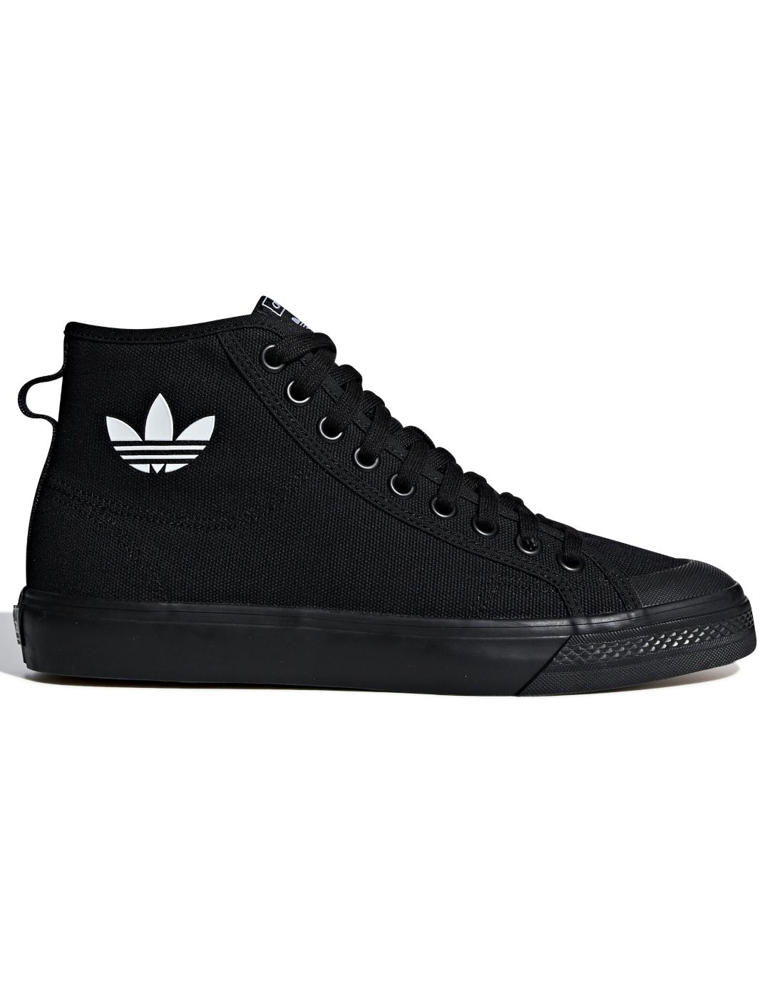 Zapatillas adidas nizza hi negro de hombre.