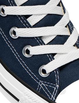 Zapatillas converse all star hi azul marino.