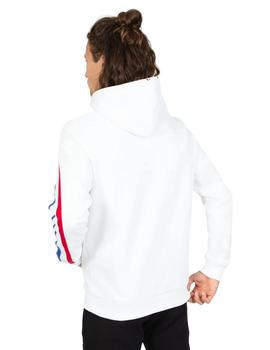 sudadera le coq sportif tricolor nº1 blanco de hombre.