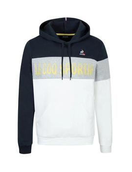 sudadera le coq saison 2 nº1 blanco gris de hombre.