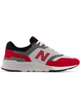 Zapatillas new balance cm997hvv rojo gris de hombre.