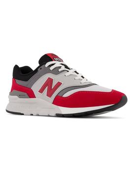 Zapatillas new balance cm997hvv rojo gris de hombre.