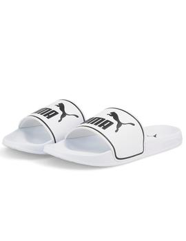 chanclas puma leadcat 2.0 blanco unisex.