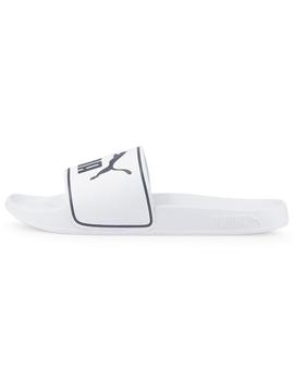 chanclas puma leadcat 2.0 blanco unisex.