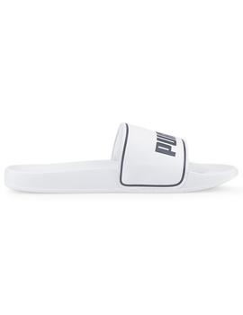 chanclas puma leadcat 2.0 blanco unisex.