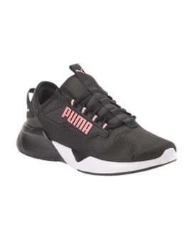 Zapatillas puma retaliate 2 jr negro rosa de niño.