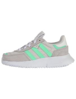 Zapatillas adidas retropy f2 c gris verde de niño.