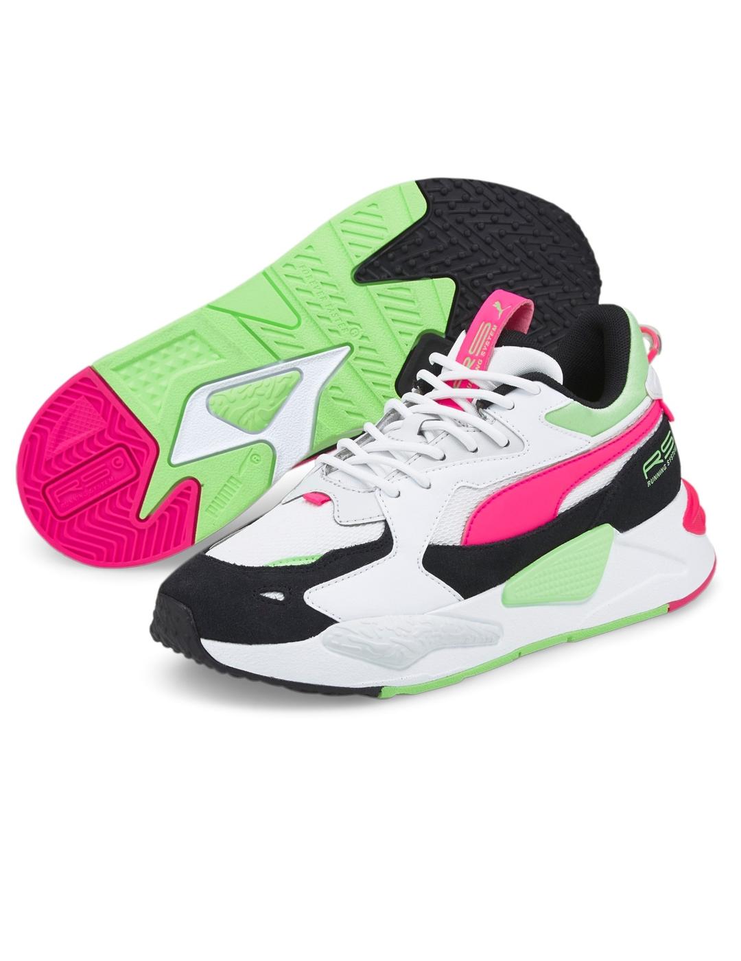 Zapatillas puma reinvent blanco multicolor de mujer