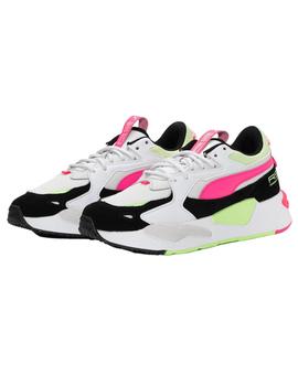 Zapatillas puma rs-z reinvent blanco multicolor de mujer.