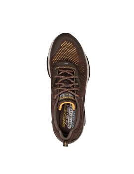 Zapatillas skechers d´lux trail marron de hombre.