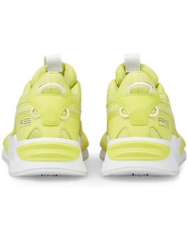 Zapatillas puma rs-z neon amarillo de mujer.