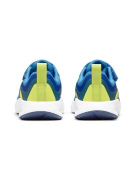 Zapatillas nike wearallday ps azul de niño.