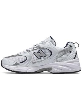 Zapatillas new balance mr530sg blanco plata unisex.