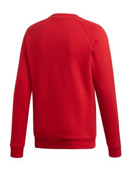 Sudadera de Hombre Adidas TREFOIL CREW ROJO