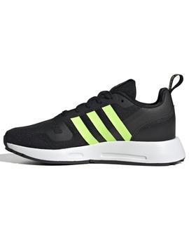 Zapatillas adidas multix j negro verde de niño.