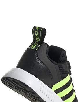Zapatillas adidas multix j negro verde de niño.