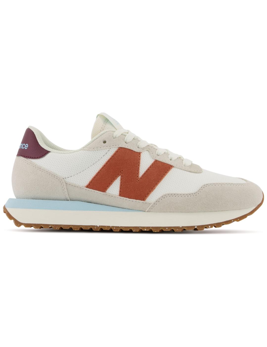 Zapatillas new balance ws237ba beige de mujer.