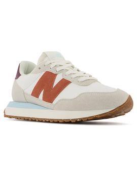 Zapatillas new balance ws237ba beige de mujer.