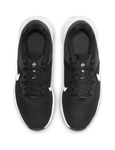 Zapatillas nike gs negro de niño.