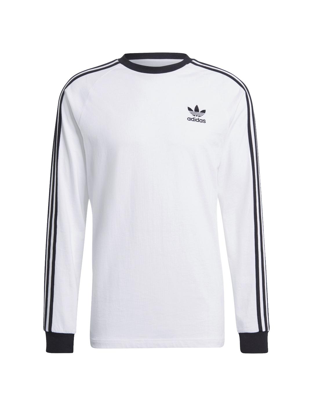 camiseta adidas 3-stripes manga larga de hombre.