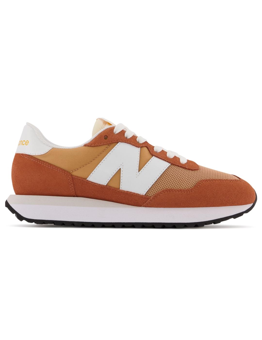 Zapatillas new balance ws237fb naranja de mujer.