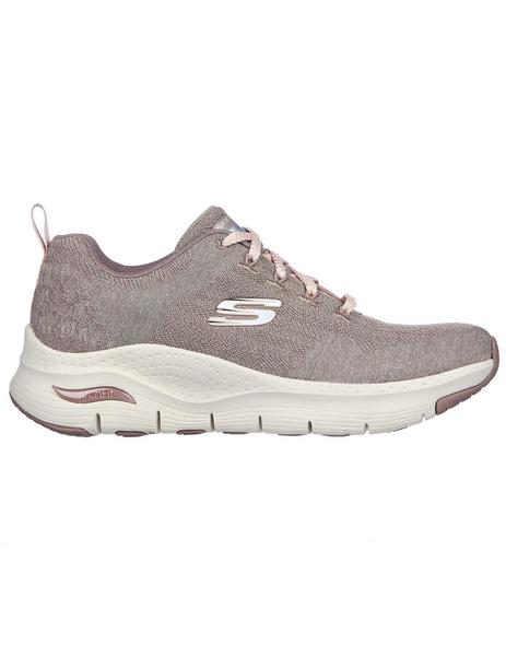 Zapatillas arch fit comfy wave marrón mujer.