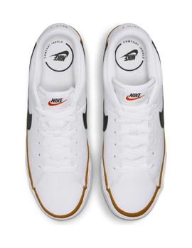 Zapatillas nike court legacy next nature blanco negro.