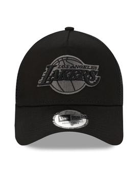 gorra trucker new era lakers negro unisex.