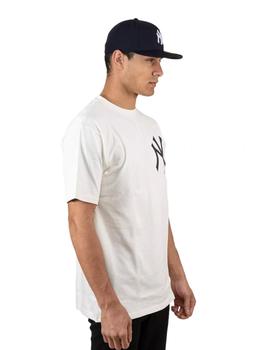 camiseta new era neyyan oversized blanco negro de hmbre.