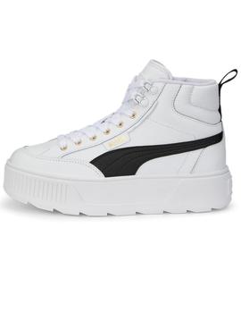 Zapatillas puma karmen mid blanco de mujer.