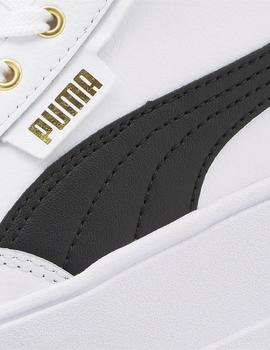 Zapatillas puma karmen mid blanco de mujer.