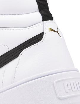 Zapatillas puma karmen mid blanco de mujer.