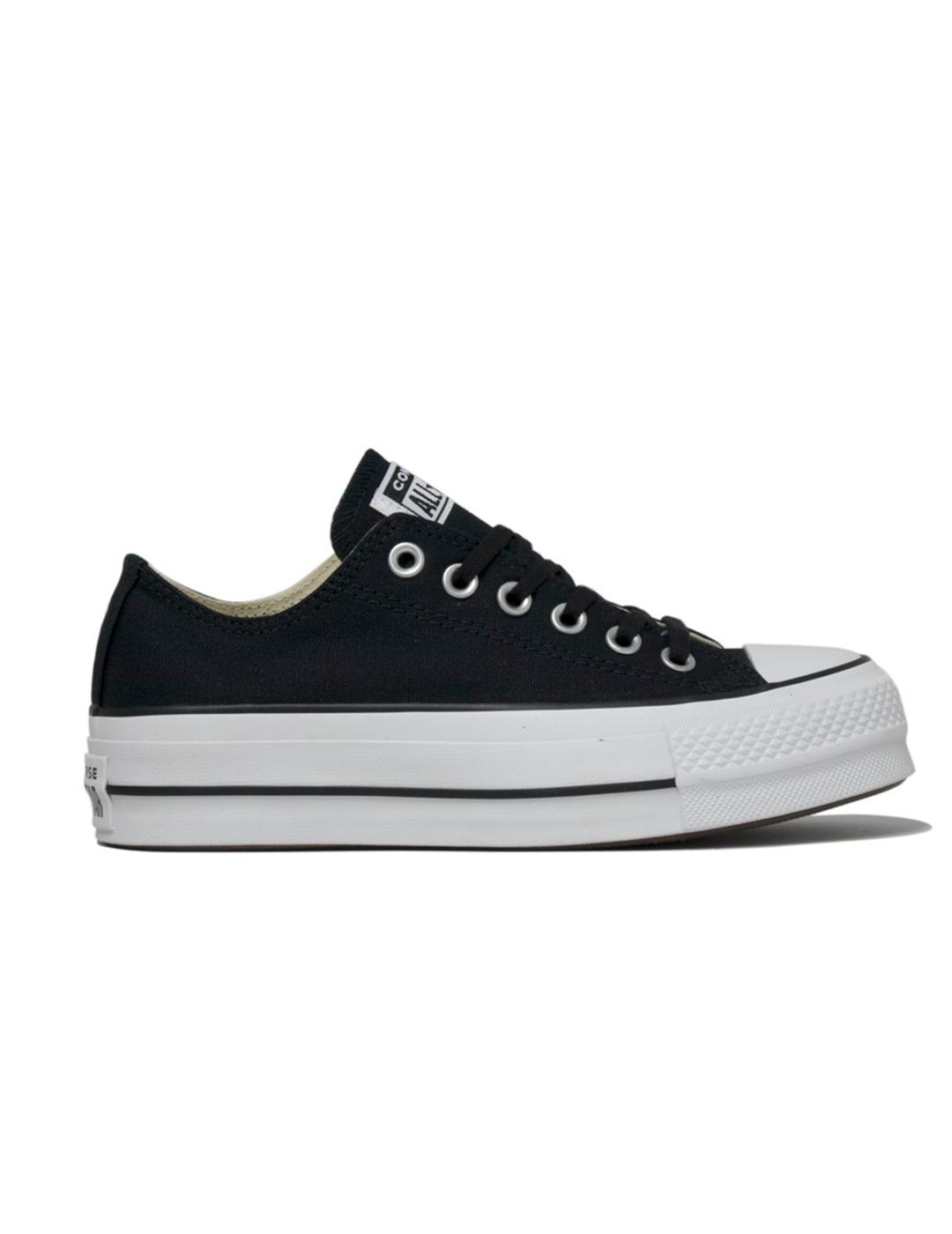 Zapatillas de Mujer Converse ALL STAR PLATF. NEGRO