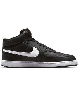 Zapatillas nike court vision mid nn negro blanco de hombre.