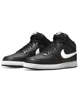 Zapatillas nike court vision mid nn negro blanco de hombre.