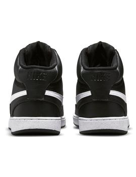 Zapatillas nike court vision mid nn negro blanco de hombre.