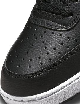 Zapatillas nike court vision mid nn negro blanco de hombre.