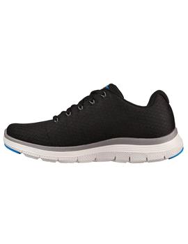 Zapatillas skechers flex advantage 4.0 waterproof negro