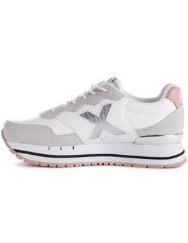 Zapatillas munich dash sky 05 blanco de mujer.