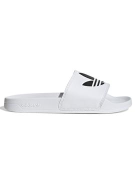 Chanclas adidas adilette lite blanco unisex.