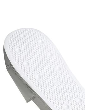Chanclas adidas adilette lite blanco unisex.