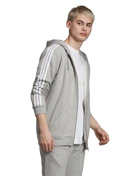 Chaqueta de Hombre ADIDAS 3 STRIPES FZ GRIS