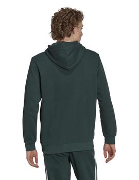 sudadera con capucha adidas trefoil verde de hombre.