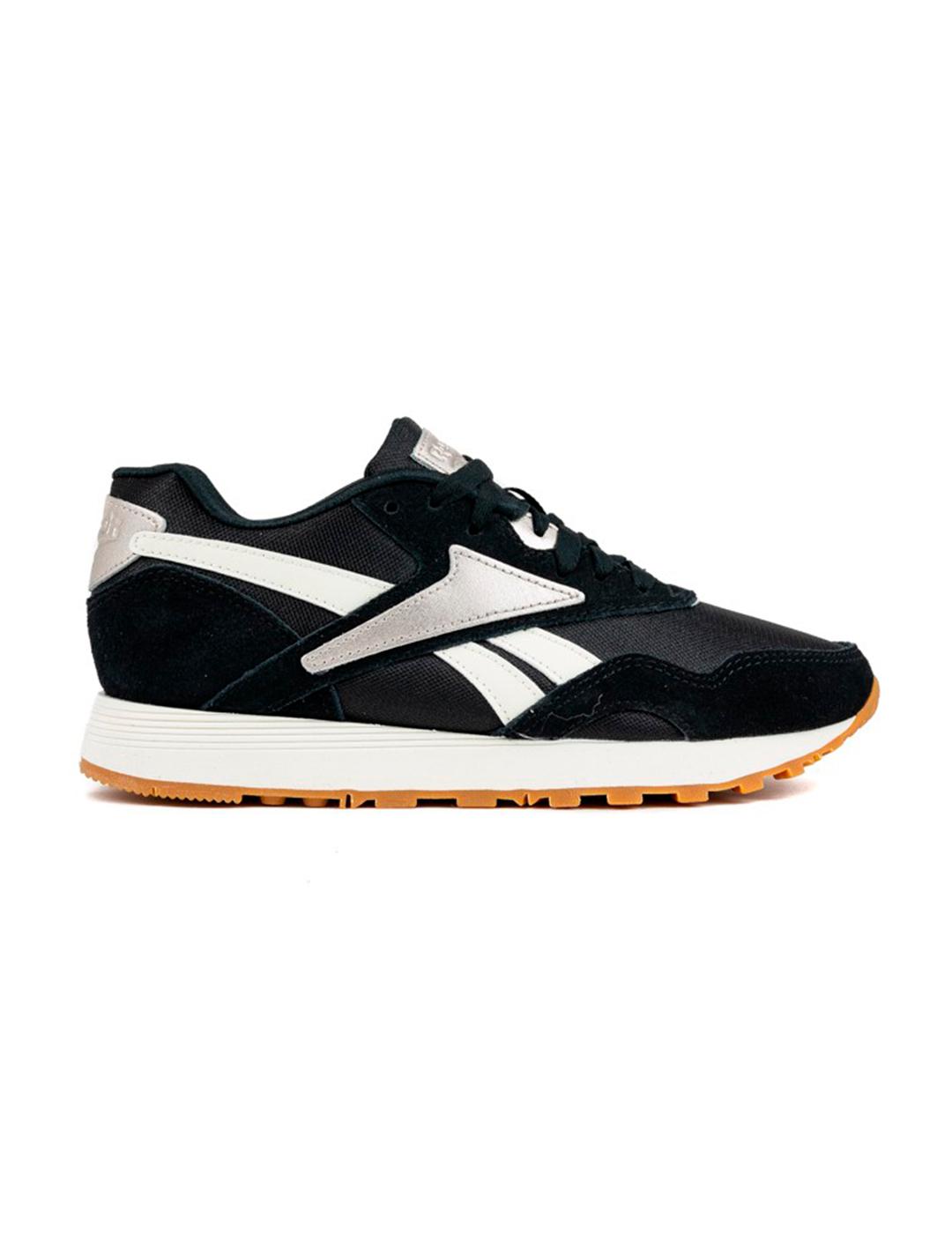 elemento batalla partido Republicano Zapatillas de Mujer Reebok RAPIDE NEGRO/PLATA