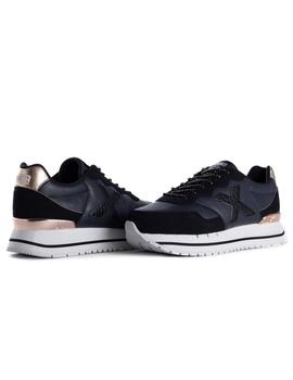 Zapatillas munich dash sky 06 negro de mujer.
