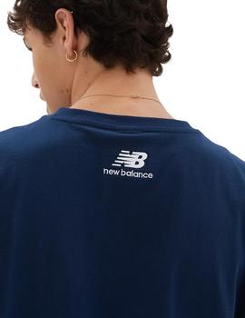 camiseta New Balance athletics intelligent choice marino.