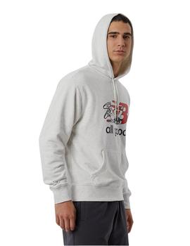 sudadera New Balance Athletics Seb Curi gris de hombre.